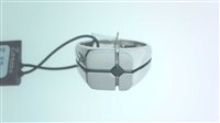 Ring Zancan Man in Silver Spinello ESA094-NE - ESA094-NE